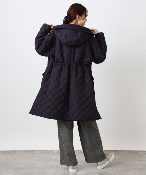 BARNYARDSTORM（バンヤードストーム）の「BARNYARDSTORM / 2WAY中綿ブルゾン【WEB限定Lサイズ】（ダウンジャケット/コート・レディース・ネイビー/ブラック・2/0/1）」の21枚目の写真