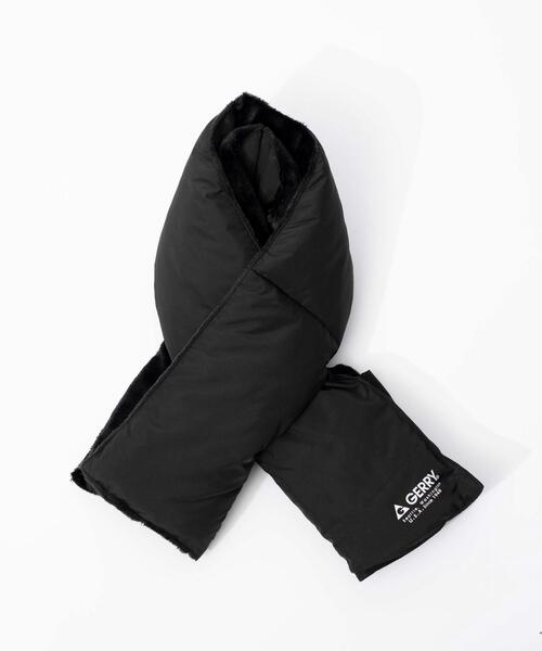 GERRY（ジェリー）の「WEGO/GERRYパッカブルBIG中綿マフラー（マフラー・メンズ・ブラック・FREE）」の3枚目の写真