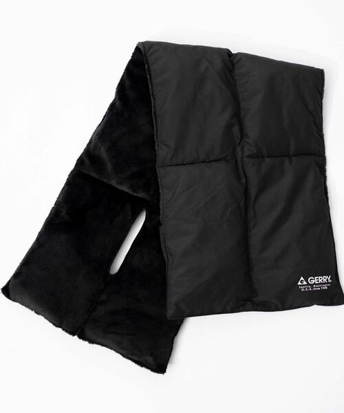 GERRY（ジェリー）の「WEGO/GERRYパッカブルBIG中綿マフラー（マフラー・メンズ・ブラック・FREE）」の5枚目の写真