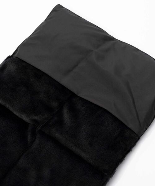 GERRY（ジェリー）の「WEGO/GERRYパッカブルBIG中綿マフラー（マフラー・メンズ・ブラック・FREE）」の6枚目の写真