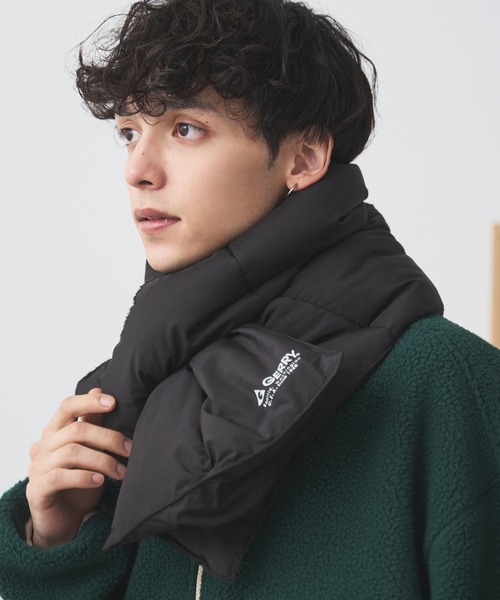 GERRY（ジェリー）の「WEGO/GERRYパッカブルBIG中綿マフラー（マフラー・メンズ・ブラック・FREE）」の8枚目の写真