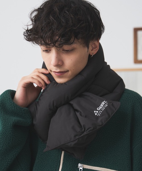 GERRY（ジェリー）の「WEGO/GERRYパッカブルBIG中綿マフラー（マフラー・メンズ・ブラック・FREE）」の7枚目の写真