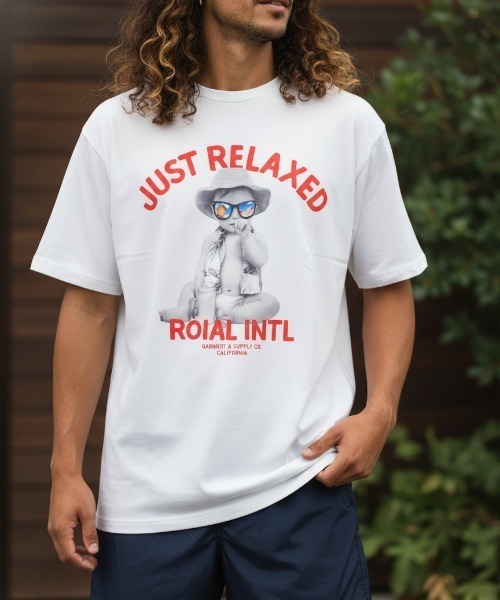 roial(ロイアル)の「DESIGN TEE/ROIAL(ロイアル)半袖Tシャツ(Tシャツ/カットソー・メンズ・ホワイト・X-LARGE/MEDIUM)」の3枚目の写真