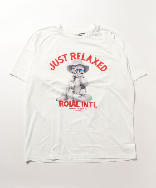 roial(ロイアル)の「DESIGN TEE/ROIAL(ロイアル)半袖Tシャツ(Tシャツ/カットソー・メンズ・ホワイト・X-LARGE/MEDIUM)」の4枚目の写真