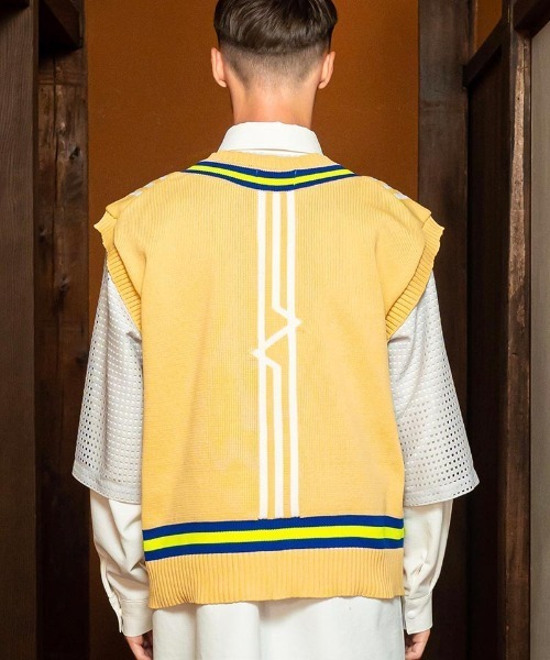 masterkey(マスターキー)の「mcg3372-SKOOL ベスト(ベスト・メンズ・ネイビー/クリーム・1/2)」の9枚目の写真