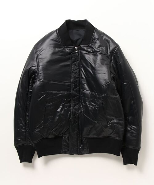 TRANS CONTINENTS（トランスコンチネンツ）の「（DIM MAK）DIM－17FJK－001 BENWAY REVERSIBLE BOMBER（ブルゾン・メンズ・ブラック・S/L）」の3枚目の写真