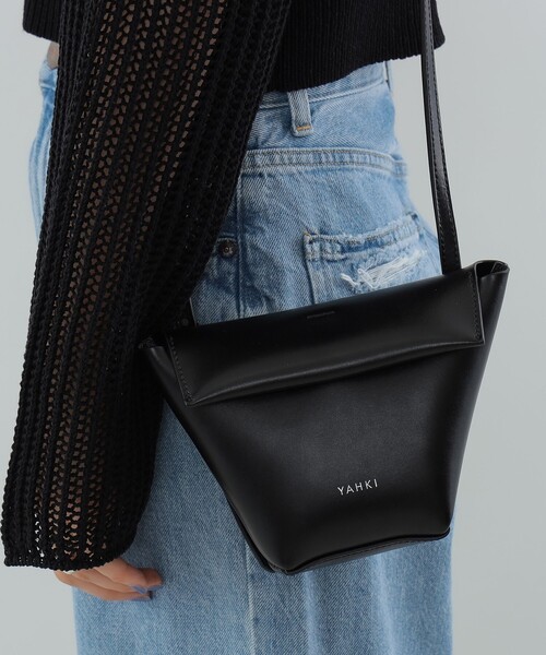 Ray BEAMS（レイビームス）の「YAHKI / YH-610 クロスボディバッグ（ショルダーバッグ・レディース・ブラック/ミント・ONE SIZE）」の2枚目の写真