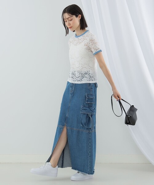 Ray BEAMS（レイビームス）の「YAHKI / YH-610 クロスボディバッグ（ショルダーバッグ・レディース・ブラック/ミント・ONE SIZE）」の4枚目の写真