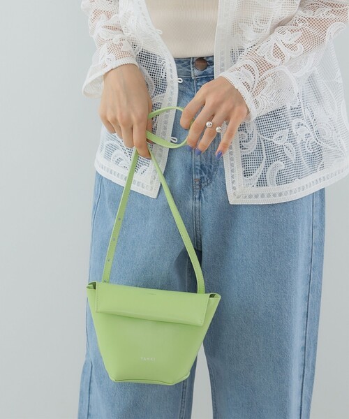 Ray BEAMS（レイビームス）の「YAHKI / YH-610 クロスボディバッグ（ショルダーバッグ・レディース・ブラック/ミント・ONE SIZE）」の7枚目の写真