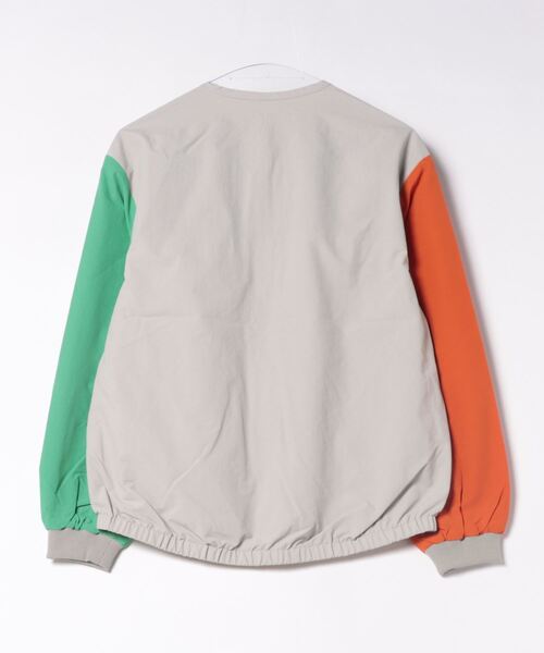 KRIFF MAYER Lady's Collection（クリフメイヤーレディースコレクション）の「ノーカラーひっくりライトJK（ノーカラージャケット・レディース・ブルー/アイボリー/カラフル/その他5・MEDIUM/LARGE）」の6枚目の写真