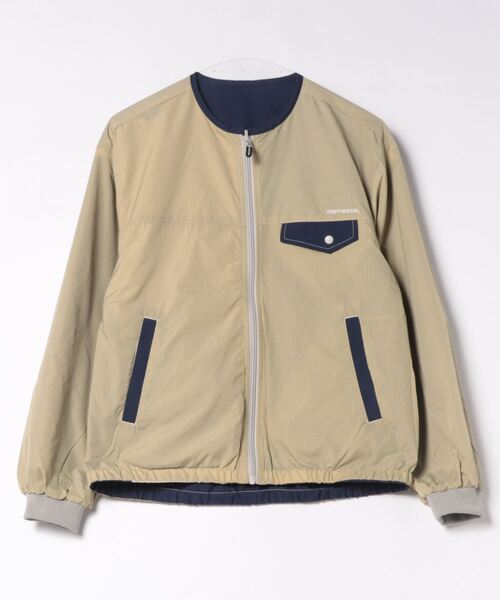 KRIFF MAYER Lady's Collection（クリフメイヤーレディースコレクション）の「ノーカラーひっくりライトJK（ノーカラージャケット・レディース・ブルー/アイボリー/カラフル/その他5・MEDIUM/LARGE）」の5枚目の写真