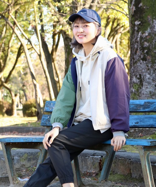 KRIFF MAYER Lady's Collection（クリフメイヤーレディースコレクション）の「ノーカラーひっくりライトJK（ノーカラージャケット・レディース・ブルー/アイボリー/カラフル/その他5・MEDIUM/LARGE）」の3枚目の写真