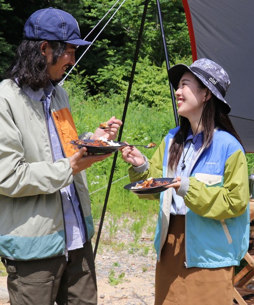 KRIFF MAYER Lady's Collection（クリフメイヤーレディースコレクション）の「ノーカラーひっくりライトJK（ノーカラージャケット・レディース・ブルー/アイボリー/カラフル/その他5・MEDIUM/LARGE）」の17枚目の写真