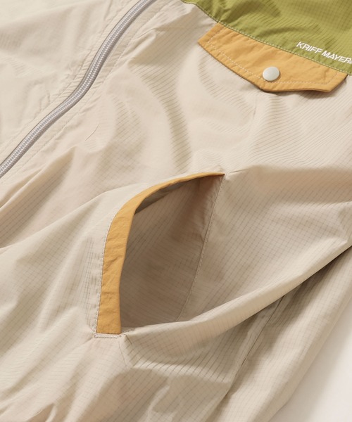 KRIFF MAYER Lady's Collection（クリフメイヤーレディースコレクション）の「ノーカラーひっくりライトJK（ノーカラージャケット・レディース・ブルー/アイボリー/カラフル/その他5・MEDIUM/LARGE）」の22枚目の写真