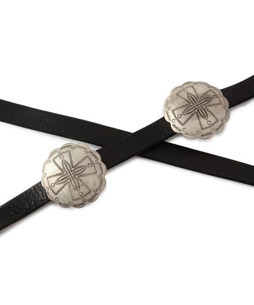 UNITED ARROWSユナイテッドアローズ コンチョベルト 茶 UNITED ARROWS｜ユナイテッドアローズのベルト（レザー・本革
