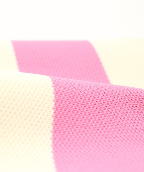 RNA（アールエヌエー）の「E4977 ボーダーニットＢＡＧ（ショルダーバッグ・レディース・ブラック×ホワイト/ライトピンク・FREE）」の11枚目の写真