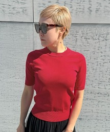 パリジェンヌ半袖ニット