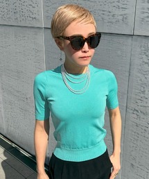 JENNE | パリジェンヌ半袖ニット(ニット/セーター)