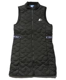 yield（イールド）の「【STARTER GOLF】スターターゴルフ THERMOLITE(R)中綿 スターキルティングノースリーブジャケット SG-323006（ノーカラージャケット）」