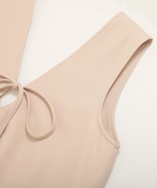 nouvellemoi（ヌーベルモイ）の「前後2WAYジャンパースカート（ジャンパースカート・レディース・ライトグリーン/ベージュ/ブラック/ホワイト系その他・L/M/S）」の13枚目の写真