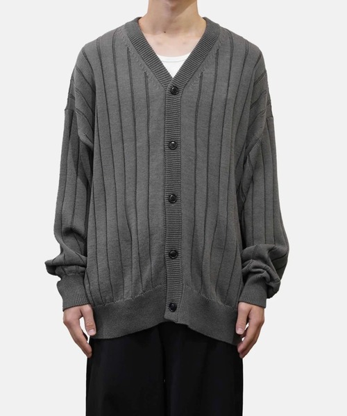 yoko sakamoto（ヨーコサカモト）の「【YOKO SAKAMOTO】 CARDIGAN（カーディガン/ボレロ・メンズ・ブラック/ネイビー/グレー・LARGE/MEDIUM）」の3枚目の写真