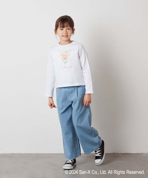 a.v.v（アーヴェヴェ）の「[100-140]【すみっコぐらし】バックフリルＴシャツ（Tシャツ/カットソー・キッズ・ホワイト・100/110/120/130/140）」の7枚目の写真