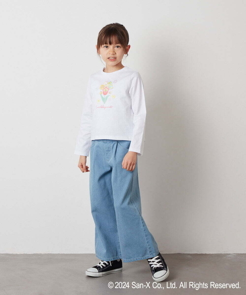 a.v.v（アーヴェヴェ）の「[100-140]【すみっコぐらし】バックフリルＴシャツ（Tシャツ/カットソー・キッズ・ホワイト・100/110/120/130/140）」の11枚目の写真