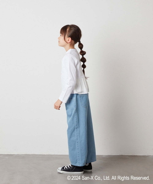 a.v.v（アーヴェヴェ）の「[100-140]【すみっコぐらし】バックフリルＴシャツ（Tシャツ/カットソー・キッズ・ホワイト・100/110/120/130/140）」の12枚目の写真