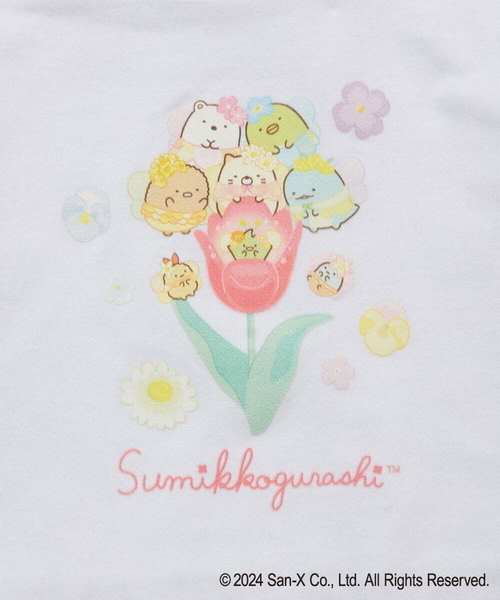 a.v.v（アーヴェヴェ）の「[100-140]【すみっコぐらし】バックフリルＴシャツ（Tシャツ/カットソー・キッズ・ホワイト・100/110/120/130/140）」の19枚目の写真