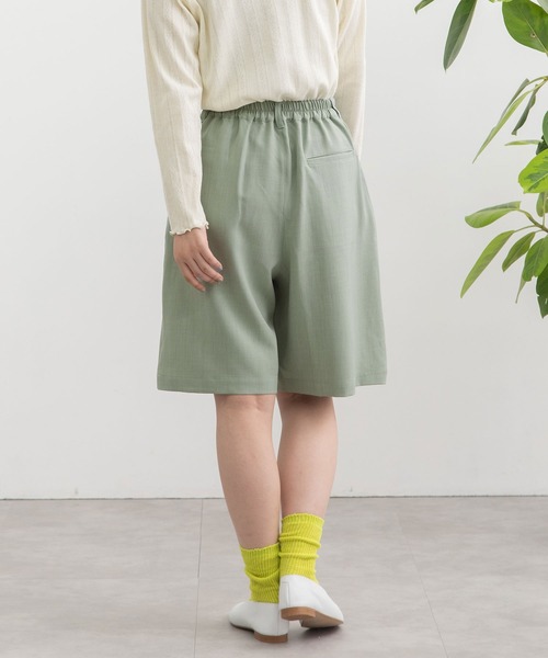 POU DOU DOU(プードゥドゥ)の「ボリュームタックハーフパンツ(その他パンツ・レディース・モカ/ライトブルー/ライトベージュ・3)」の12枚目の写真