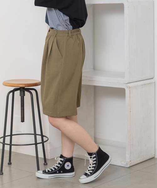 POU DOU DOU(プードゥドゥ)の「ボリュームタックハーフパンツ(その他パンツ・レディース・モカ/ライトブルー/ライトベージュ・3)」の18枚目の写真