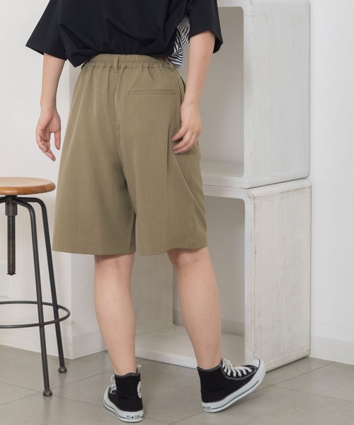 POU DOU DOU(プードゥドゥ)の「ボリュームタックハーフパンツ(その他パンツ・レディース・モカ/ライトブルー/ライトベージュ・3)」の19枚目の写真