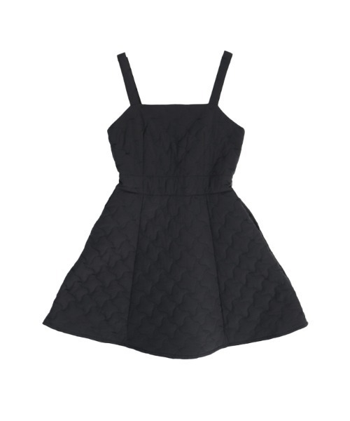 ACYM(アシーム)の「Quilting fit flare ワンピース(ワンピース・レディース・ブラック/アイボリー・FREE)」の17枚目の写真