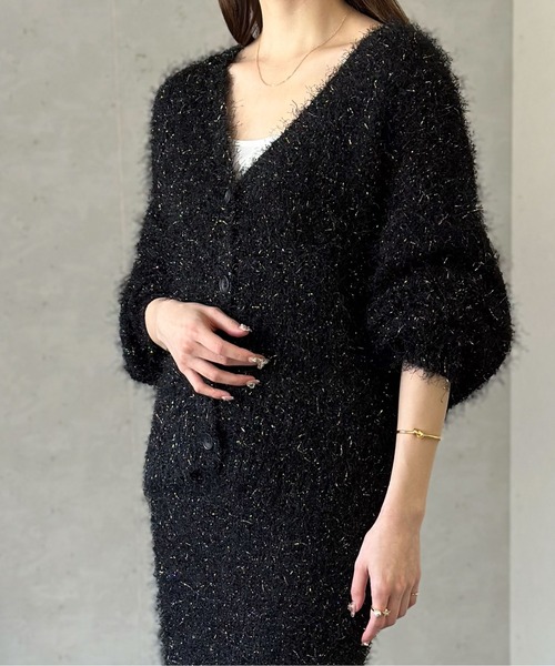 セール】フェザーラメカーデ（カーディガン/ボレロ）｜Per sist ence