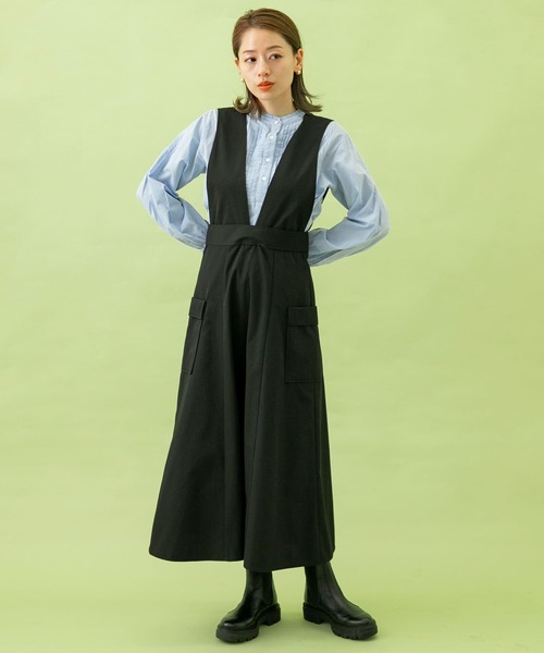 URBAN RESEARCH Sonny Label（アーバンリサーチサニーレーベル）の「2WAYカーゴジャンパースカート（ジャンパースカート・レディース・ベージュ系その他/ブラック/カーキ・FREE）」の11枚目の写真