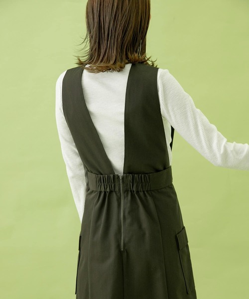 URBAN RESEARCH Sonny Label（アーバンリサーチサニーレーベル）の「2WAYカーゴジャンパースカート（ジャンパースカート・レディース・ベージュ系その他/ブラック/カーキ・FREE）」の19枚目の写真