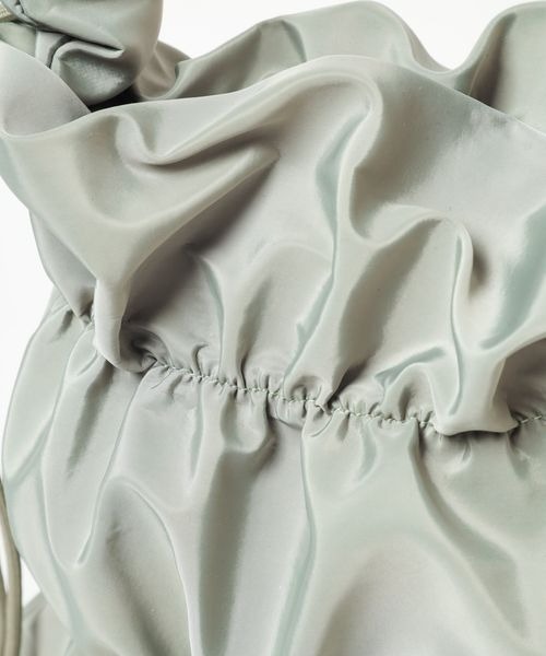 mysty woman(ミスティウーマン)の「シャーリングナイロンBAG 104197(ショルダーバッグ・レディース・ライトグリーン/ホワイト系その他・FREE)」の20枚目の写真