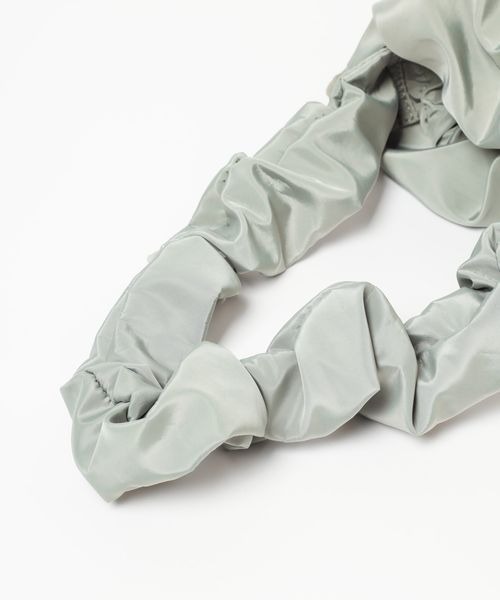 mysty woman(ミスティウーマン)の「シャーリングナイロンBAG 104197(ショルダーバッグ・レディース・ライトグリーン/ホワイト系その他・FREE)」の4枚目の写真