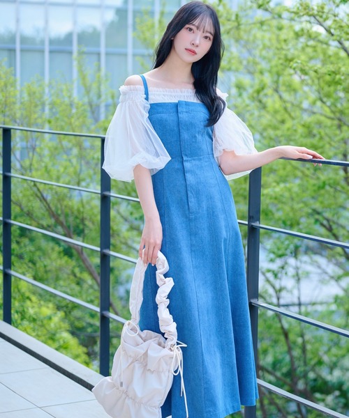 mysty woman(ミスティウーマン)の「シャーリングナイロンBAG 104197(ショルダーバッグ・レディース・ライトグリーン/ホワイト系その他・FREE)」の21枚目の写真