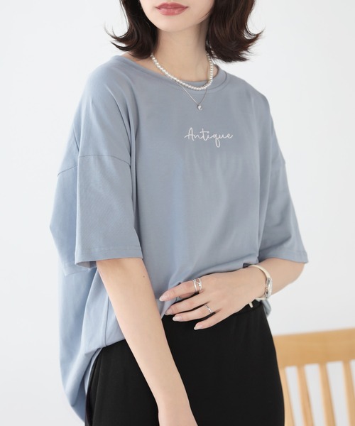 Fit more 半袖 セール】Fit more｜フィットモアのトップス（ブルー・ネイビー/青色系