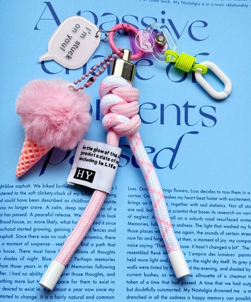 Y2K SYNAPSE FACTORY（ワイツーケー シナプスファクトリー）の「Paracord Keychain７（スマホグッズ・レディース・ライラック系1/ライラック系2/ピンク系1/ピンク系2/ライトグリーン系1/ライトグリーン系2・FREE）」の5枚目の写真