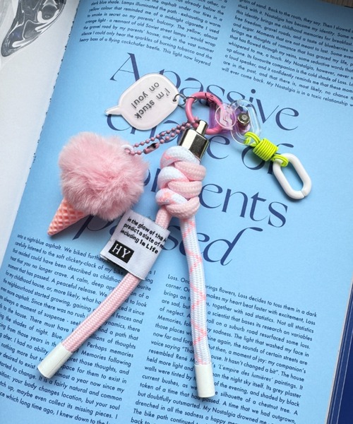 Y2K SYNAPSE FACTORY（ワイツーケー シナプスファクトリー）の「Paracord Keychain７（スマホグッズ・レディース・ライラック系1/ライラック系2/ピンク系1/ピンク系2/ライトグリーン系1/ライトグリーン系2・FREE）」の19枚目の写真