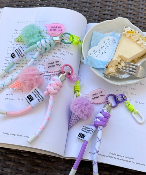 Y2K SYNAPSE FACTORY（ワイツーケー シナプスファクトリー）の「Paracord Keychain７（スマホグッズ・レディース・ライラック系1/ライラック系2/ピンク系1/ピンク系2/ライトグリーン系1/ライトグリーン系2・FREE）」の20枚目の写真