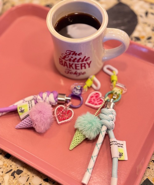 Y2K SYNAPSE FACTORY（ワイツーケー シナプスファクトリー）の「Paracord Keychain７（スマホグッズ・レディース・ライラック系1/ライラック系2/ピンク系1/ピンク系2/ライトグリーン系1/ライトグリーン系2・FREE）」の8枚目の写真