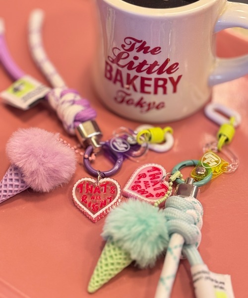 Y2K SYNAPSE FACTORY（ワイツーケー シナプスファクトリー）の「Paracord Keychain７（スマホグッズ・レディース・ライラック系1/ライラック系2/ピンク系1/ピンク系2/ライトグリーン系1/ライトグリーン系2・FREE）」の9枚目の写真