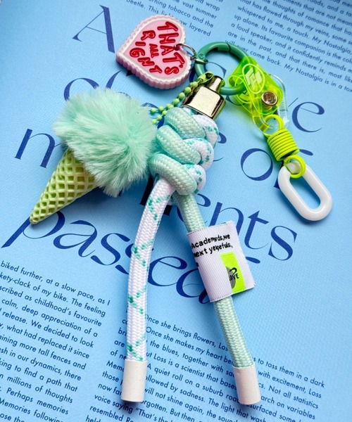 Y2K SYNAPSE FACTORY（ワイツーケー シナプスファクトリー）の「Paracord Keychain７（スマホグッズ・レディース・ライラック系1/ライラック系2/ピンク系1/ピンク系2/ライトグリーン系1/ライトグリーン系2・FREE）」の10枚目の写真