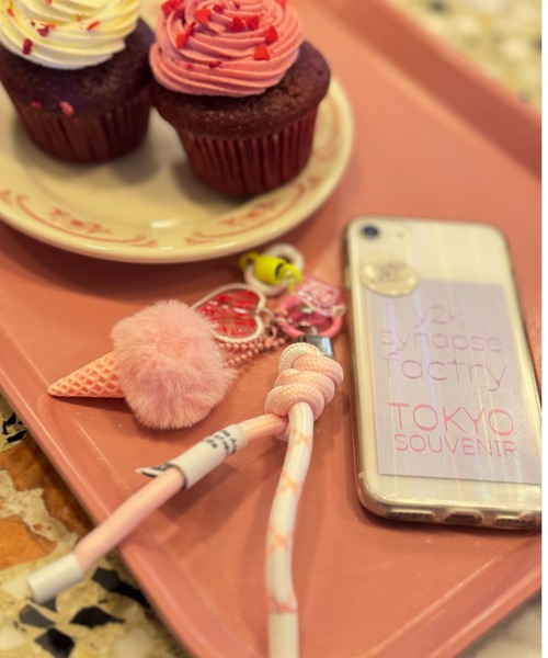 Y2K SYNAPSE FACTORY（ワイツーケー シナプスファクトリー）の「Paracord Keychain７（スマホグッズ・レディース・ライラック系1/ライラック系2/ピンク系1/ピンク系2/ライトグリーン系1/ライトグリーン系2・FREE）」の13枚目の写真