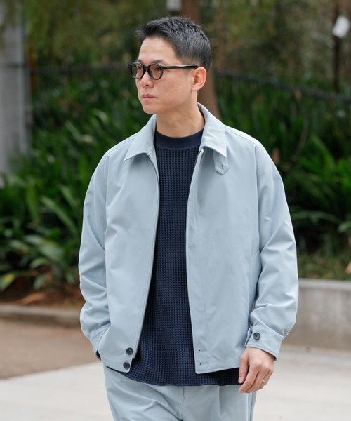 URBAN RESEARCH（アーバンリサーチ）の「『UR TECH POLIsh POLI』ハリントンジャケット（その他アウター・メンズ・ライトブルー/グリーン系その他/アイボリー・LARGE/MEDIUM）」の3枚目の写真