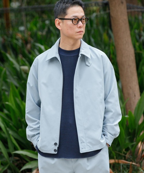 URBAN RESEARCH（アーバンリサーチ）の「『UR TECH POLIsh POLI』ハリントンジャケット（その他アウター・メンズ・ライトブルー/グリーン系その他/アイボリー・LARGE/MEDIUM）」の5枚目の写真