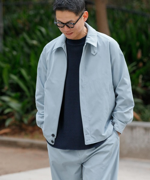 URBAN RESEARCH（アーバンリサーチ）の「『UR TECH POLIsh POLI』ハリントンジャケット（その他アウター・メンズ・ライトブルー/グリーン系その他/アイボリー・LARGE/MEDIUM）」の6枚目の写真